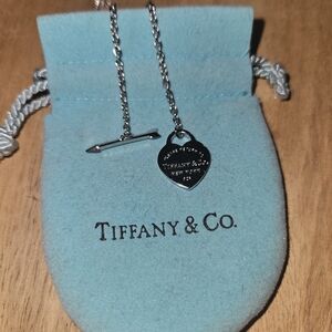 925 Silver Heart Tag and Arrow Bracelet Set